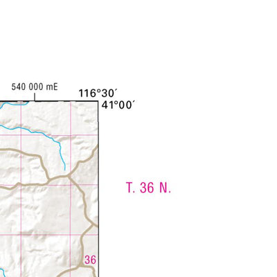 Nevada Department of Transportation Quad 0306 - Battle Mountain digital map