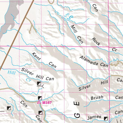 Nevada Department of Transportation Quad 0509 - Stillwater Range digital map