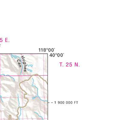 Nevada Department of Transportation Quad 0509 - Stillwater Range digital map