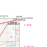 Nevada Department of Transportation Quad 0606 - Toquima Range digital map