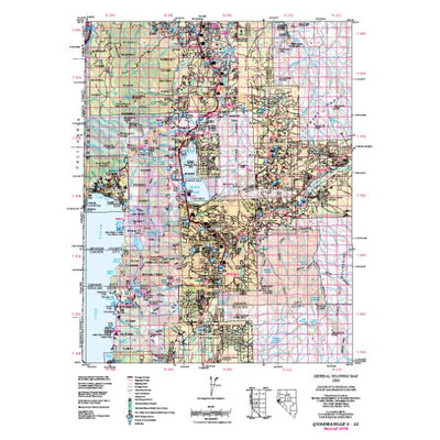 Nevada Department of Transportation Quad 0612 - Carson City digital map