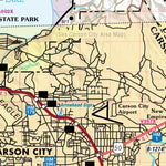 Nevada Department of Transportation Quad 0612 - Carson City digital map