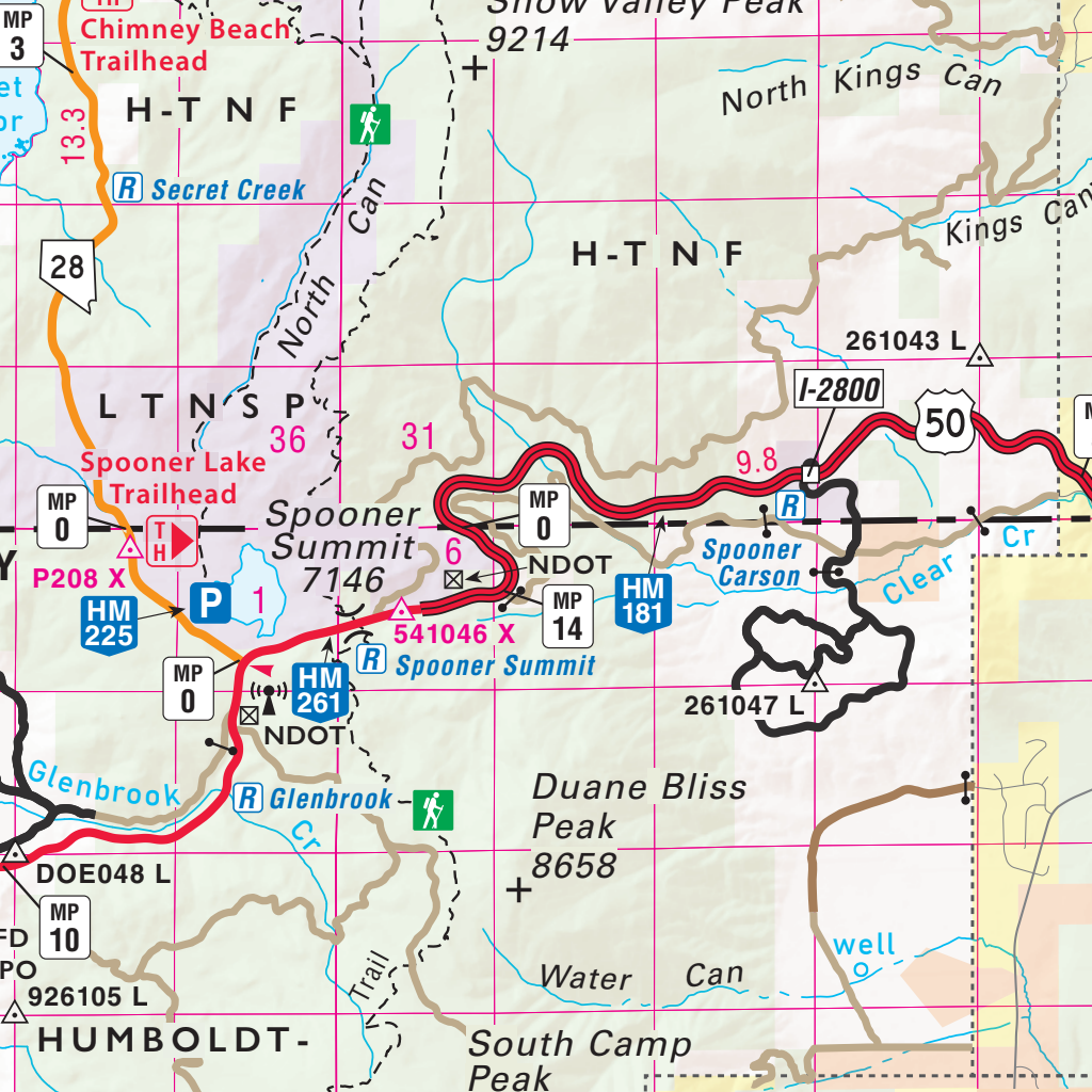 Quad 0612 - Carson City Map by Nevada Department of Transportation ...