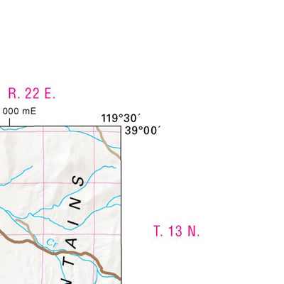 Nevada Department of Transportation Quad 0712 - Minden digital map