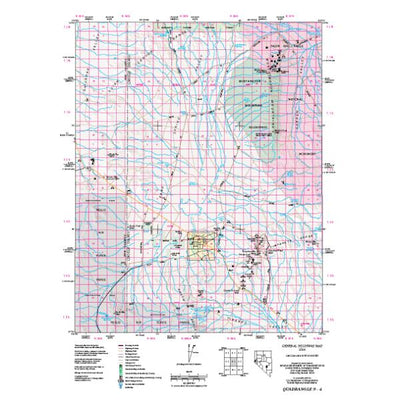 Nevada Department of Transportation Quad 0904 - Rachel digital map