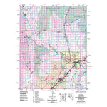 Nevada Department of Transportation Quad 1102 - Moapa digital map