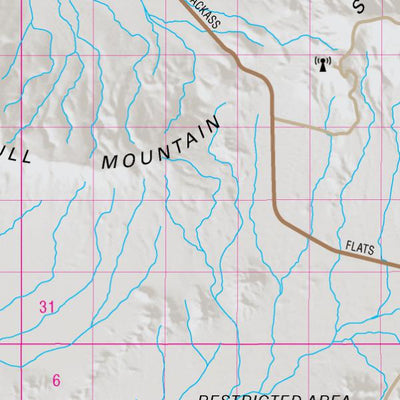 Nevada Department of Transportation Quad 1105 - Amargosa Valley digital map