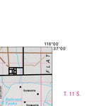 Nevada Department of Transportation Quad 1105 - Amargosa Valley digital map