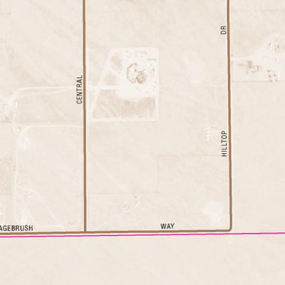 Rachel Area Map by Nevada Department of Transportation