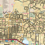 Nevada Department of Transportation Reno Area Map digital map