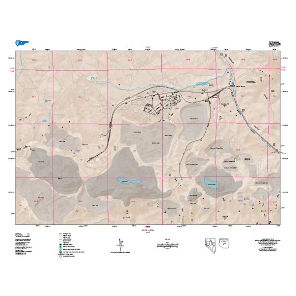 Ruth Area Map by Nevada Department of Transportation | Avenza Maps
