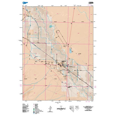 Nevada Department of Transportation Schurz Area Map digital map