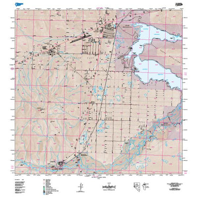 Nevada Department of Transportation Silver Springs Area Map digital map