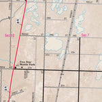 Nevada Department of Transportation Silver Springs Area Map digital map