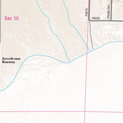 Nevada Department of Transportation Stagecoach Area Map digital map