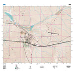 Nevada Department of Transportation Wells Area Map digital map