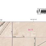 Nevada Department of Transportation Winnemucca Area Map digital map