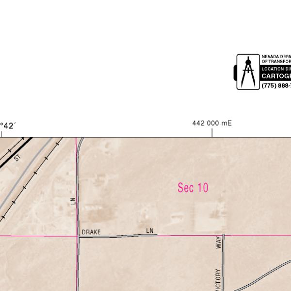 Winnemucca Area Map by Nevada Department of Transportation Avenza Maps