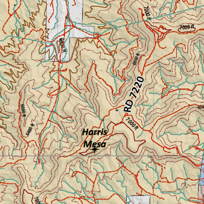 New Mexico HuntData LLC NM Unit 2A Land Ownership Map digital map