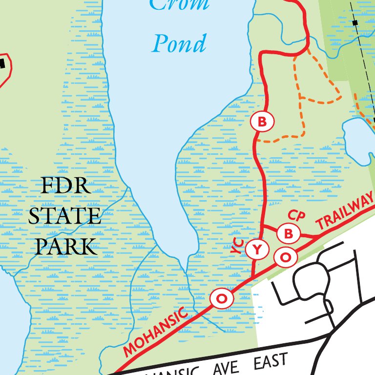 Fdr state on sale park hiking trails