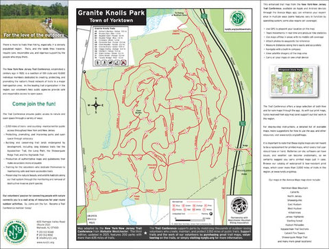 New York-New Jersey Trail Conference Granite Knolls Park - Yorktown Parks digital map
