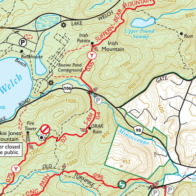 New York-New Jersey Trail Conference Harriman-Bear Mountain (Combined Map) : 2023 : Trail Conference digital map