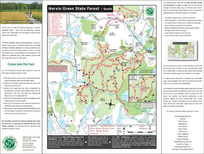 New York-New Jersey Trail Conference Norvin Green State Forest (South) - NJ State Parks digital map