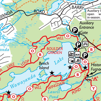 New York-New Jersey Trail Conference Wawayanda State Park & Abram S. Hewitt State Forest, NJ digital map