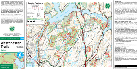 Westchester (Greater Teatown - Map 133) : 2025 : Trail Conference Preview 1