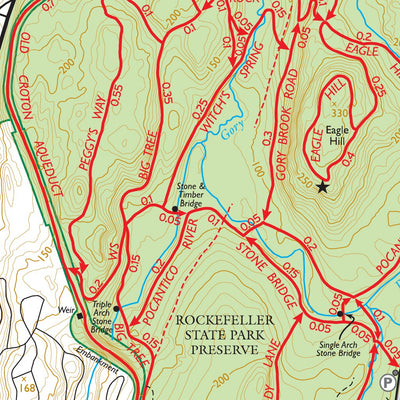 New York-New Jersey Trail Conference Westchester (Rockefeller State Park Preserve - Map 130) : 2020 : Trail Conference digital map