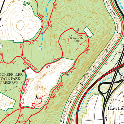 Westchester (Rockefeller State Park Preserve - Map 130) : 2025 : Trail Conference Preview 3