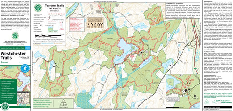 New York-New Jersey Trail Conference Westchester (Teatown - Map 132) : 2020 : Trail Conference digital map