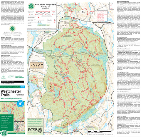 Westchester (Ward Pound Ridge Reservation - Map 131) : 2025 : Trail Conference Preview 1