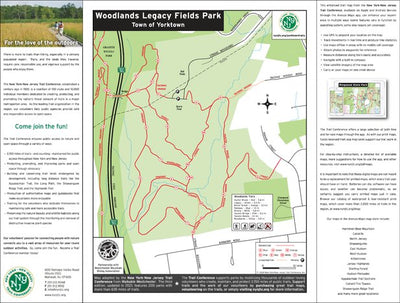 New York-New Jersey Trail Conference Woodlands Legacy Fields Park - Yorktown Parks digital map