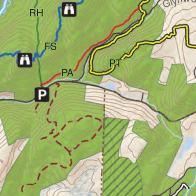 New York State Parks Clarence Fahnestock State Park Trail Map digital map