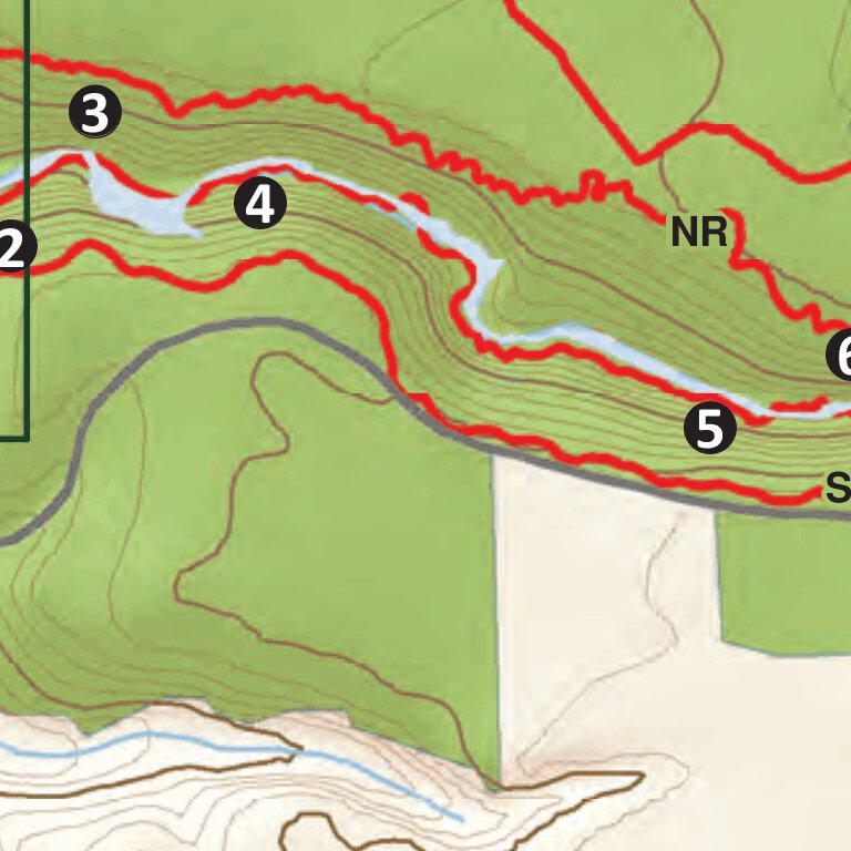Fillmore Glen State Park Trail Map by New York State Parks Avenza Maps