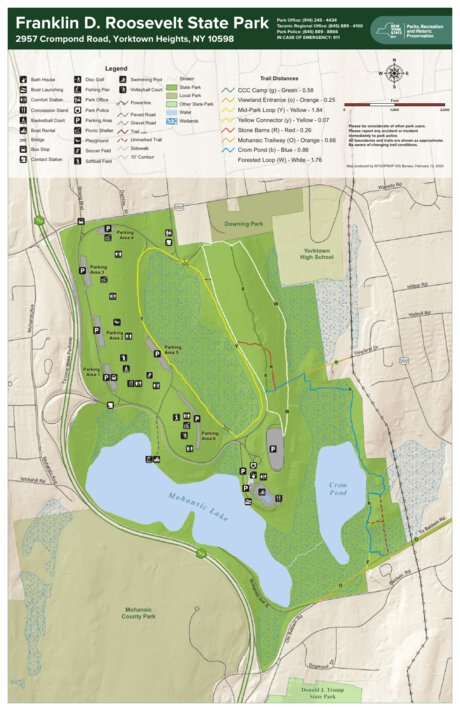 Franklin D. Roosevelt Trail Map by New York State Parks | Avenza Maps