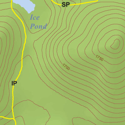 New York State Parks Gilbert Lake State Park Trail Map digital map