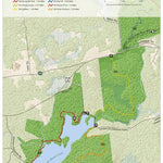 New York State Parks Grafton Lakes State Park Trail Map South digital map