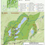 New York State Parks Grafton Lakes State Parks Trail Map digital map
