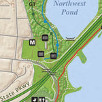 New York State Parks Hempstead Lake State Park Trail Map digital map