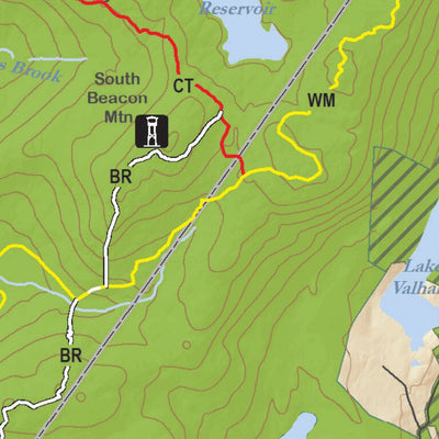 New York State Parks Hudson Highlands State Park Trail Map North digital map