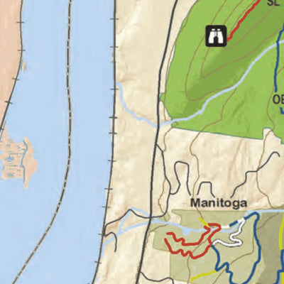 New York State Parks Hudson Highlands State Park Trail Map South digital map