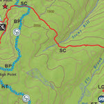 New York State Parks Minnewaska State Park Preserve Trail Map digital map
