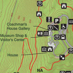 New York State Parks Olana State Historic Site Carriage Road Map digital map