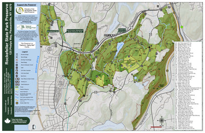 Rockefeller State Park Preserve Trail Map Preview 1