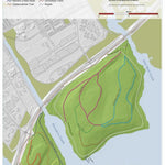 New York State Parks Shirley Chisholm State Park Trail Map digital map