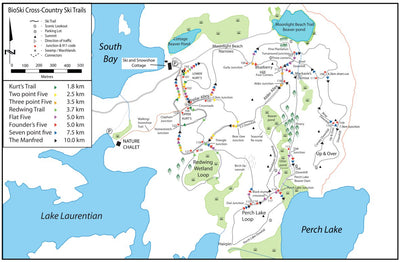 Nickel District Conservation Authority BioSki Cross-Country Ski Trails digital map