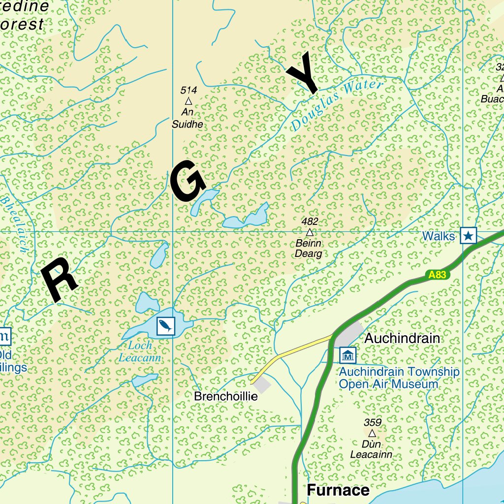 Kames Map Argyll & Bute Tourist Map by Nicolson Digital Ltd | Avenza Maps