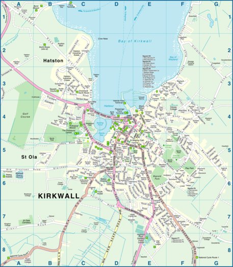 Nicolson Digital Ltd Kirkwall digital map